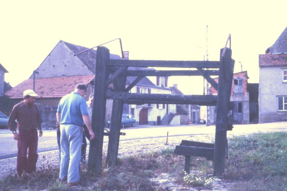 Le travail in situ en 1986